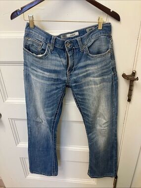 BKE Men’s Medium Blue Washed Bootcut Jeans
